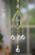 Load image into Gallery viewer, DIY KIT Crystal Sun catchers - Triangle cage
