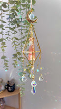 Load and play video in Gallery viewer, sun catcher - Vibrancy Collection Flower Agate
