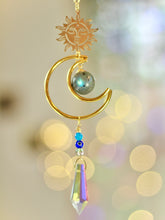 Load image into Gallery viewer, Moon Charm - protection suncatcher ⭐️🚙
