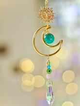 Load image into Gallery viewer, Moon Charm - protection suncatcher ⭐️🚙

