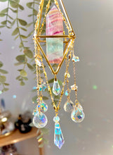 Load image into Gallery viewer, Suncatcher -Vibrancy Collection Fluorite
