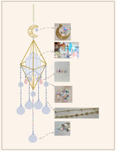 Load image into Gallery viewer, DIY KIT Crystal Sun catchers - Pentagon Cage
