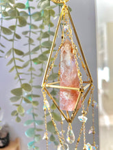 Load image into Gallery viewer, sun catcher - Vibrancy Collection Flower Agate
